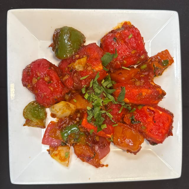 Chilli Paneer.