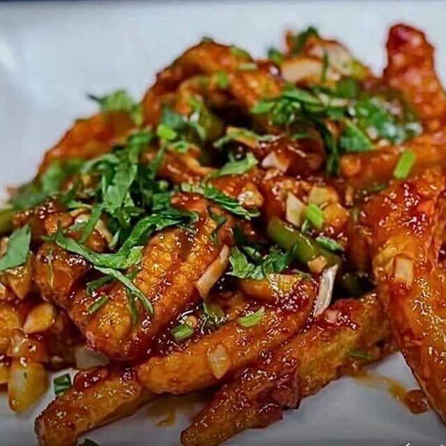 Crispy Chilli Baby Corn.
