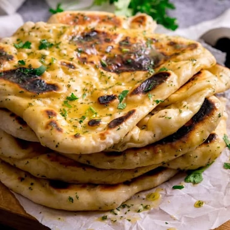 Savor our fresh naan