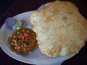 Chole Bhature & Aloo Poori at Salt N Pepper NC 1 Chole Bhature & Aloo Poori