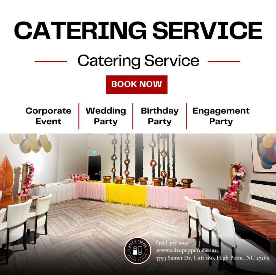 Indian restaurant for special events in High Point
