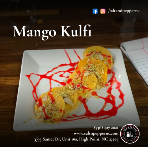 Mango Kulfi at Salt n Pepper